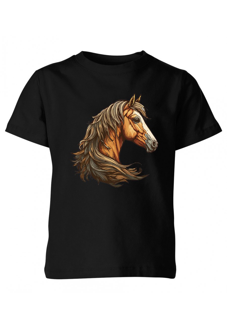 Koszulka dziecięca Piękny Gniady Koń