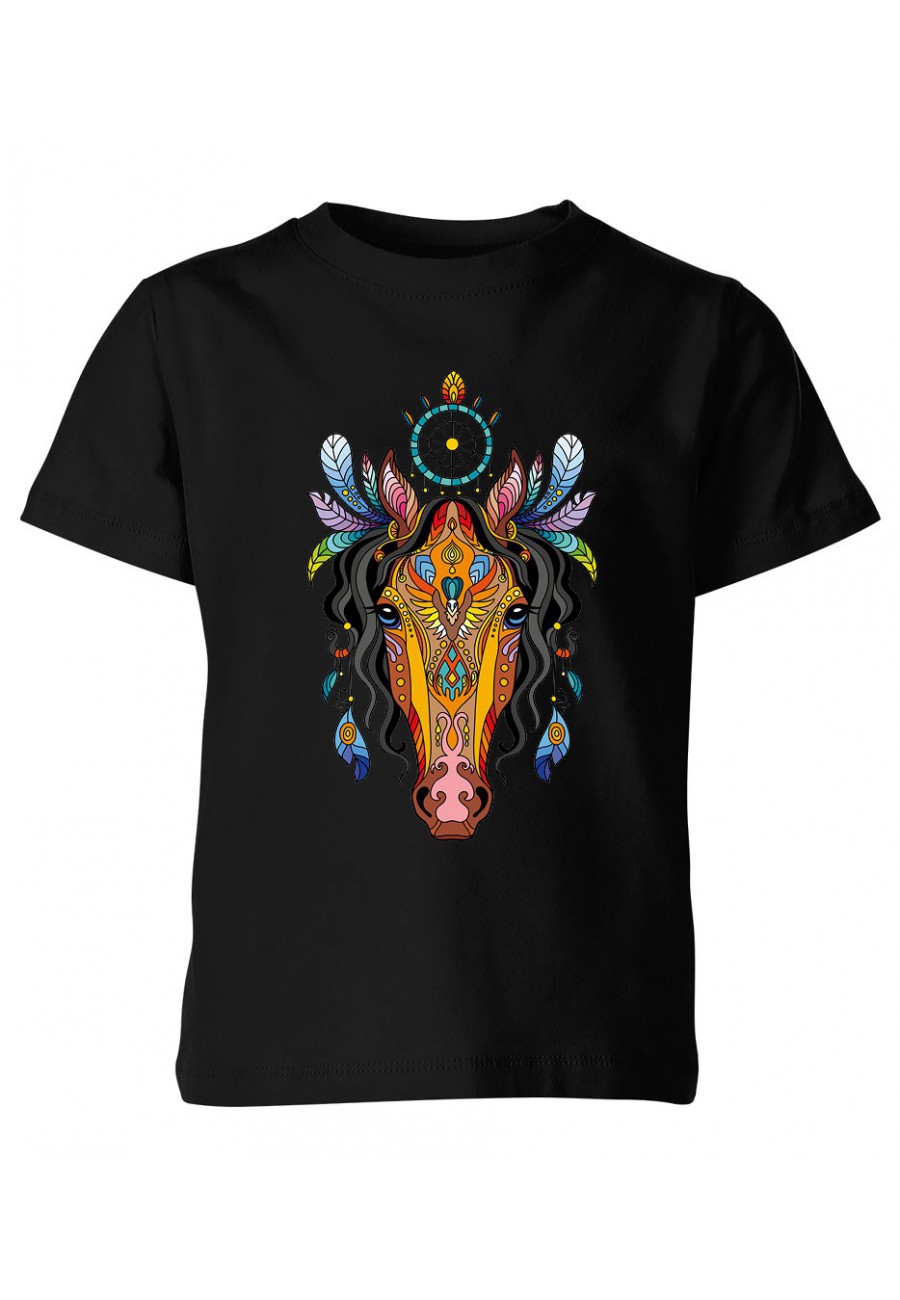Koszulka dziecięca Koń Mandala