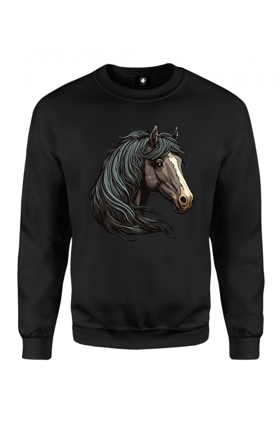 Bluza klasyczna Piękny Kary Koń