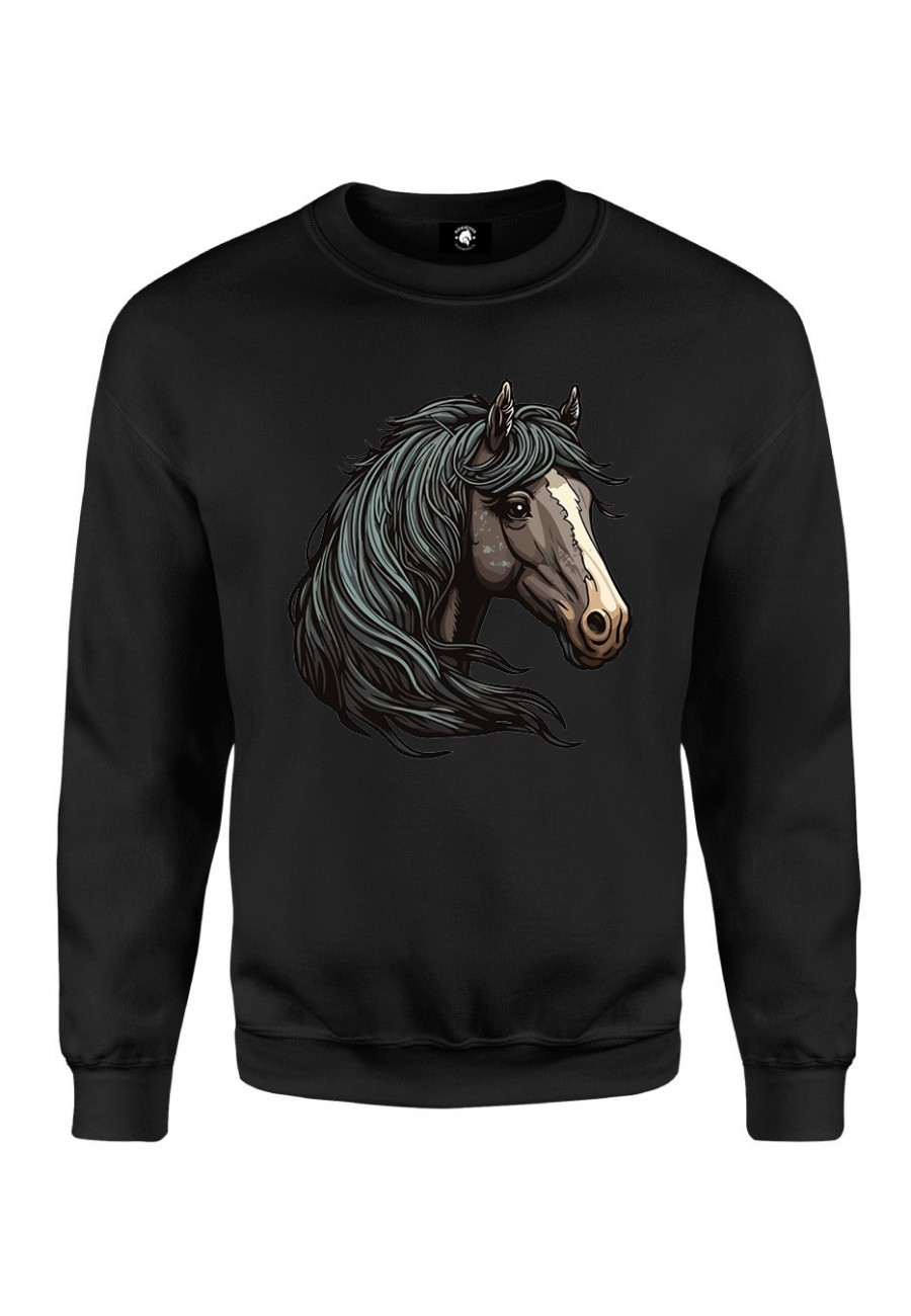 Bluza klasyczna Piękny Kary Koń