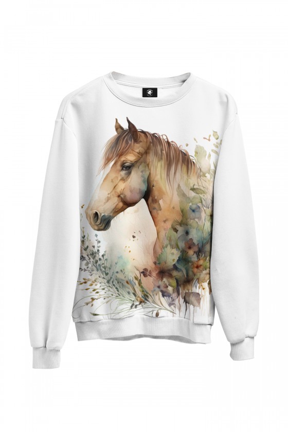 Bluza bawełniana klasyczna Koń Lato
