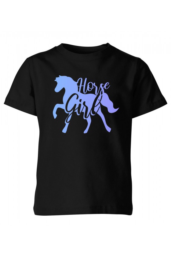 Koszulka dziecięca ze słodkim nadrukiem Horse Girl