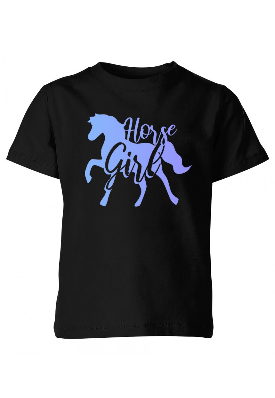 Koszulka dziecięca ze słodkim nadrukiem Horse Girl