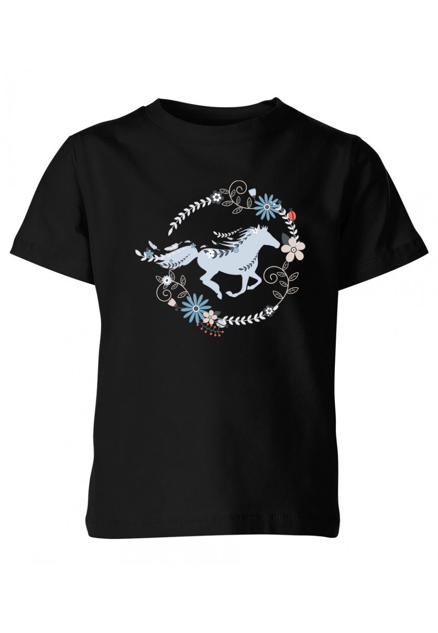 Koszulka dziecięca Piękny Galopujący Koń