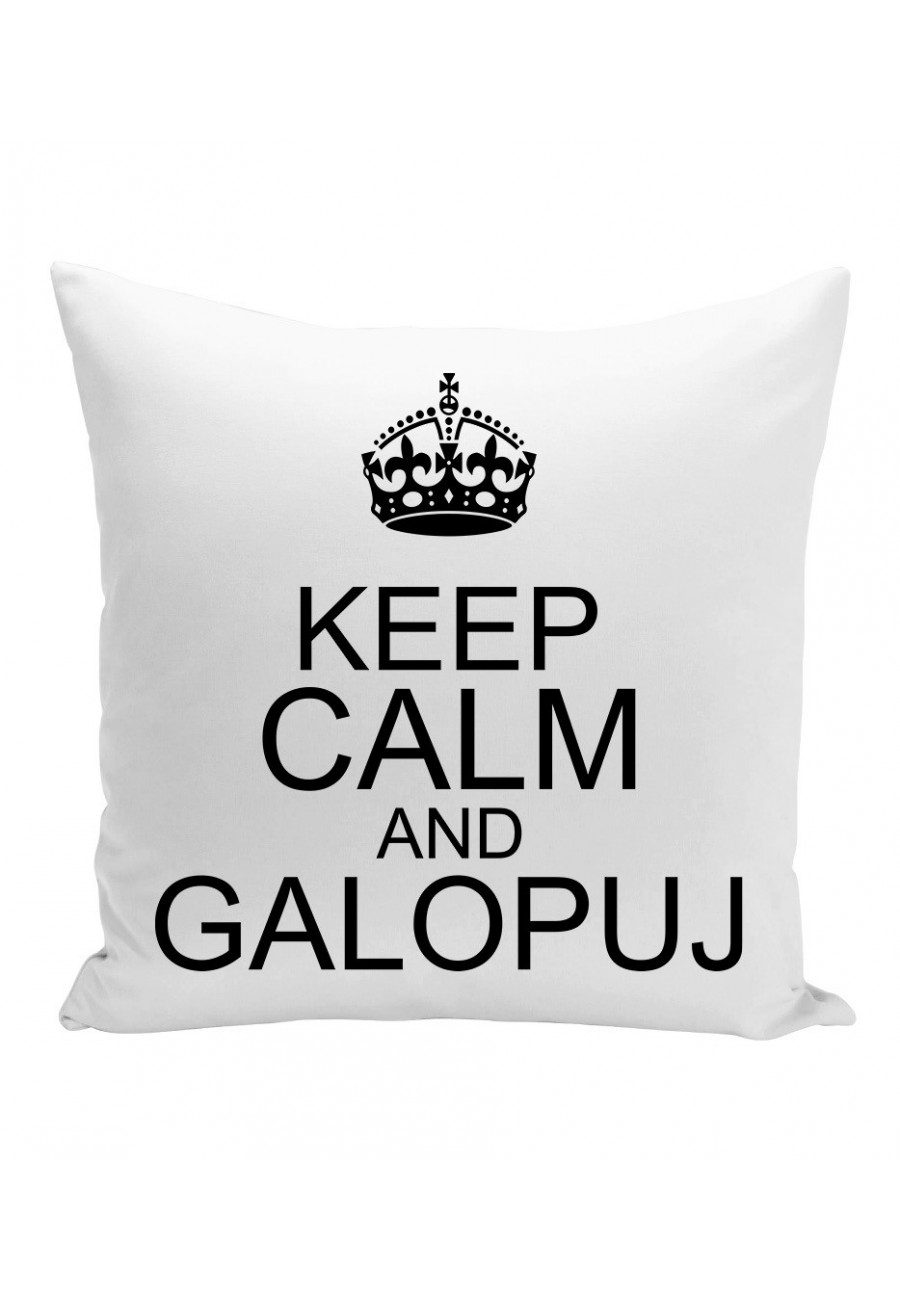 Poduszka Keep calm and galopuj
