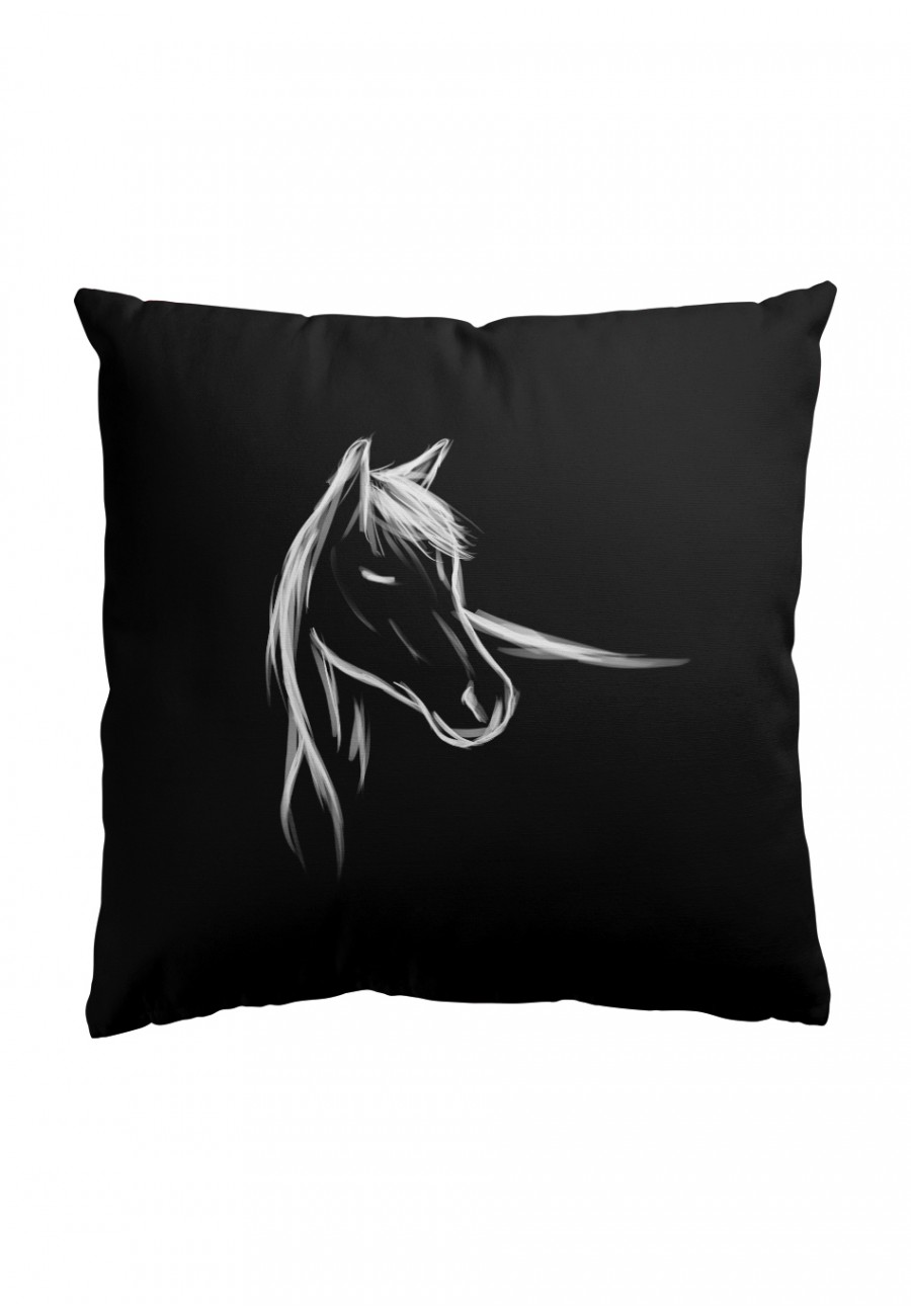 Poduszka Premium Z ręcznie malowanym koniem