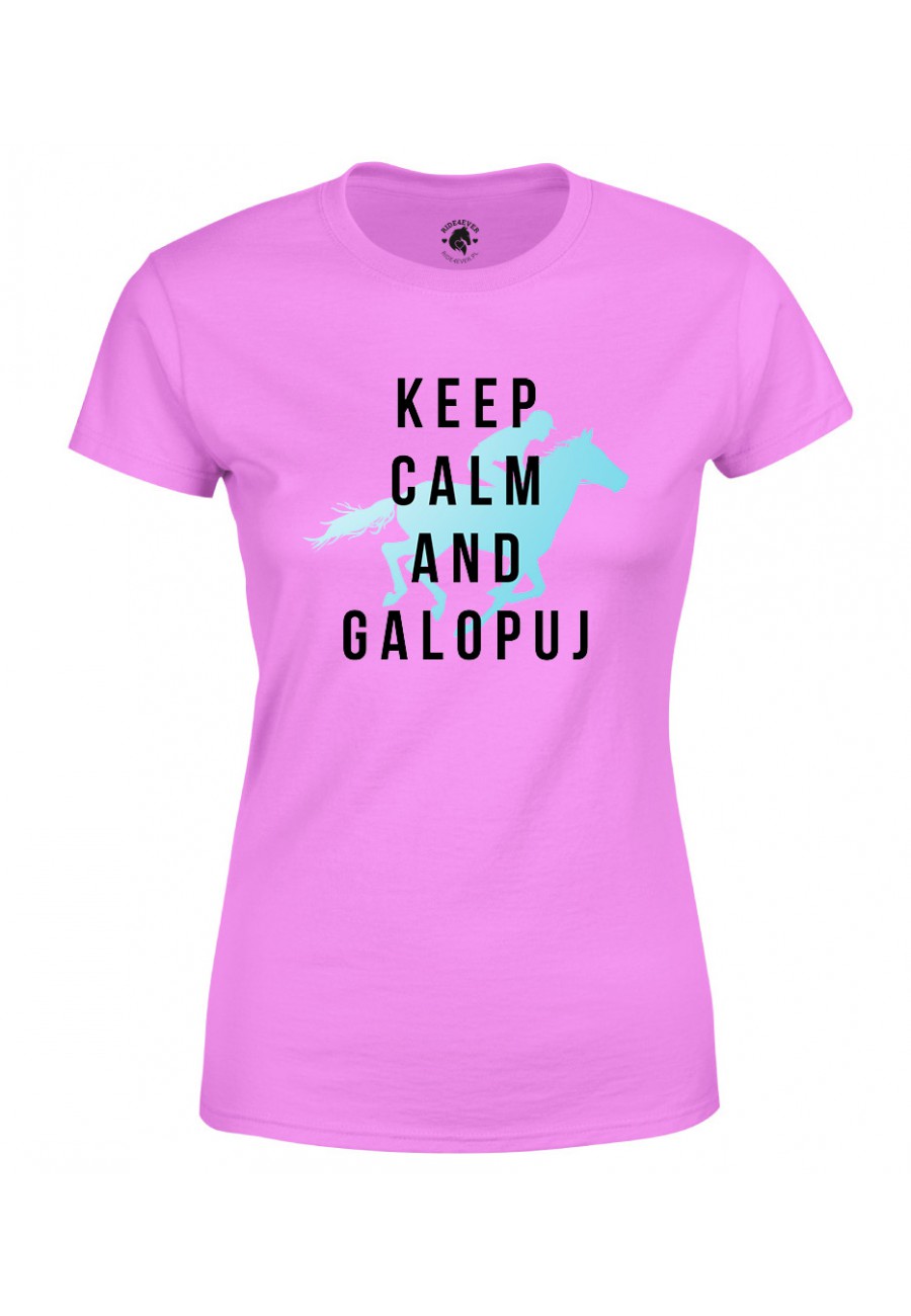 Koszulka damska Keep Calm And Galopuj 2
