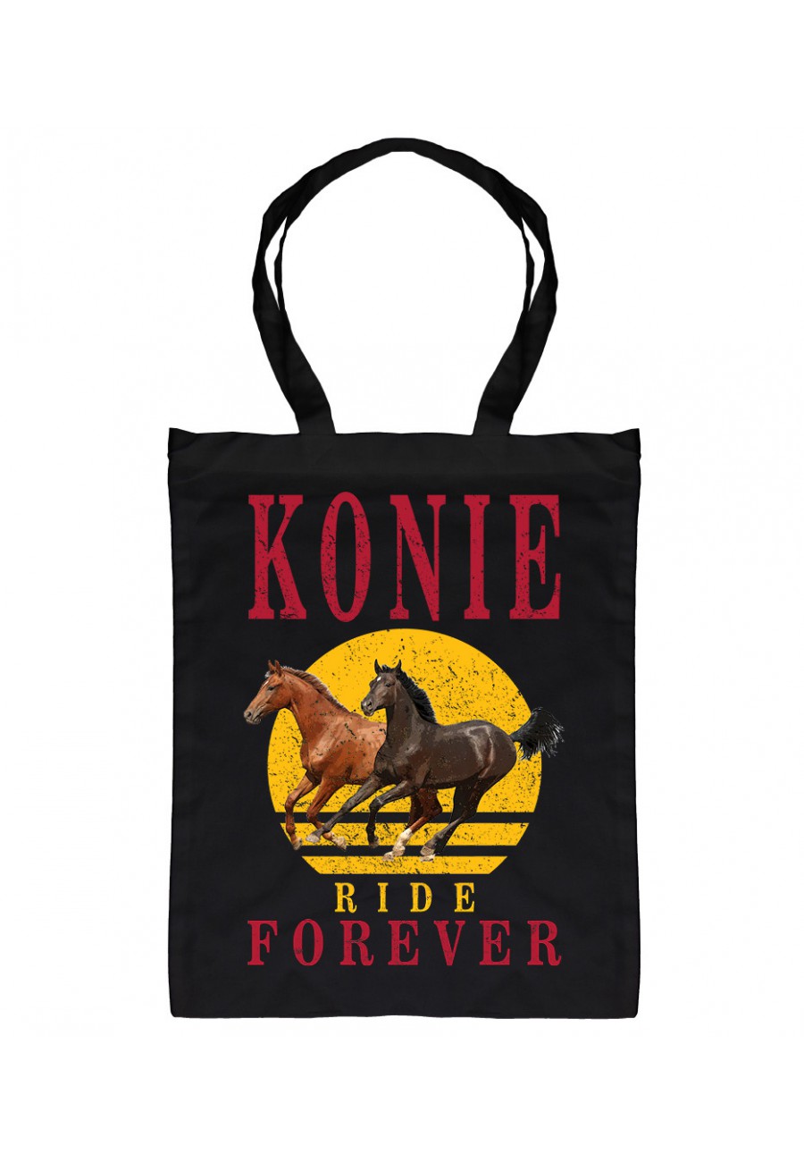 Torba Bawełniana Konie Ride Forever