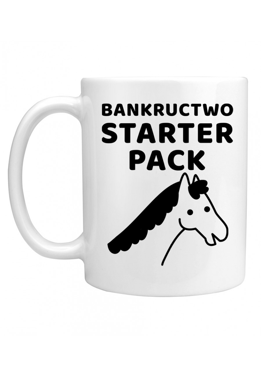 Kubek Bankructwo Starter Pack - Koń