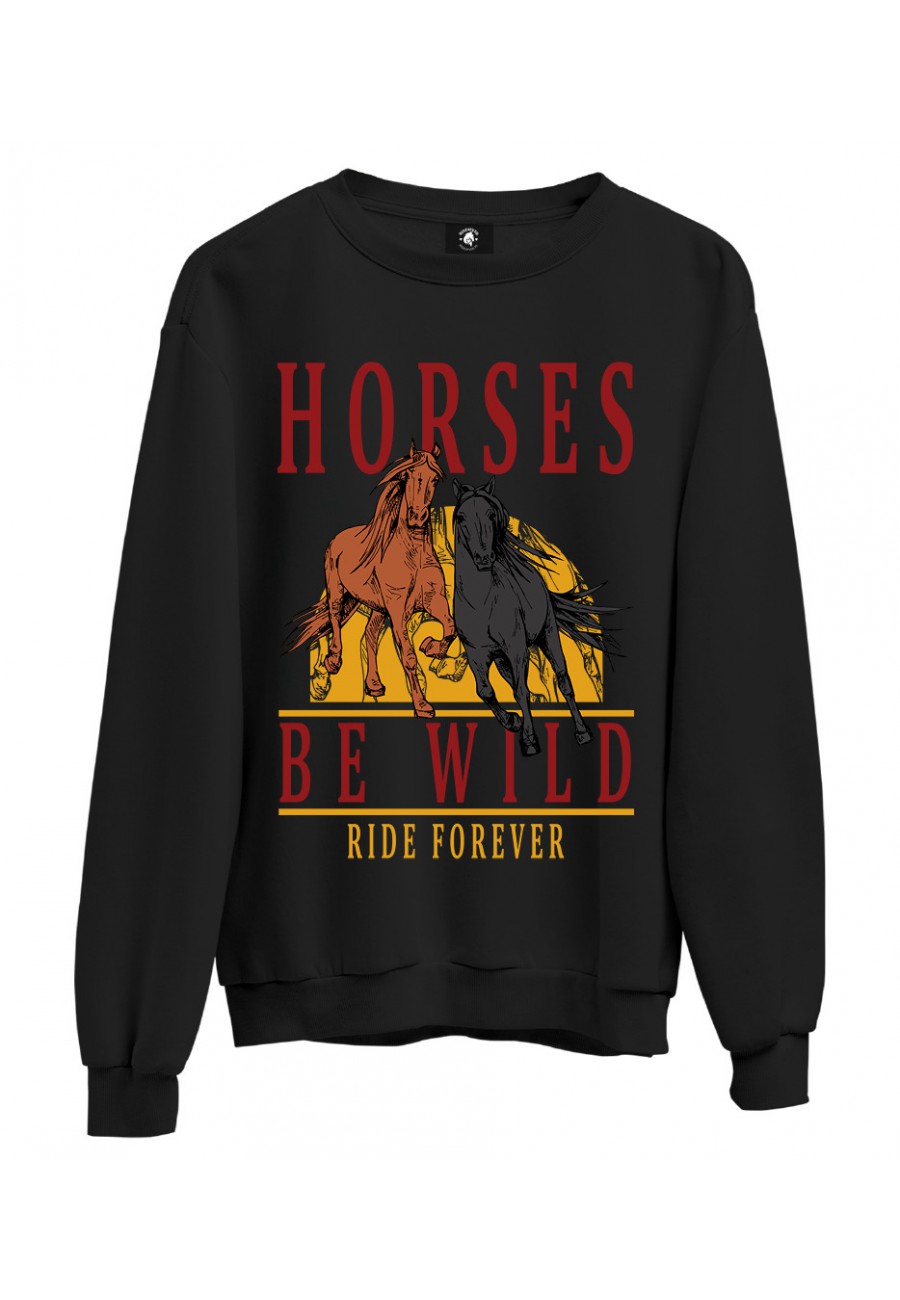 Bluza klasyczna Horses Be Wild