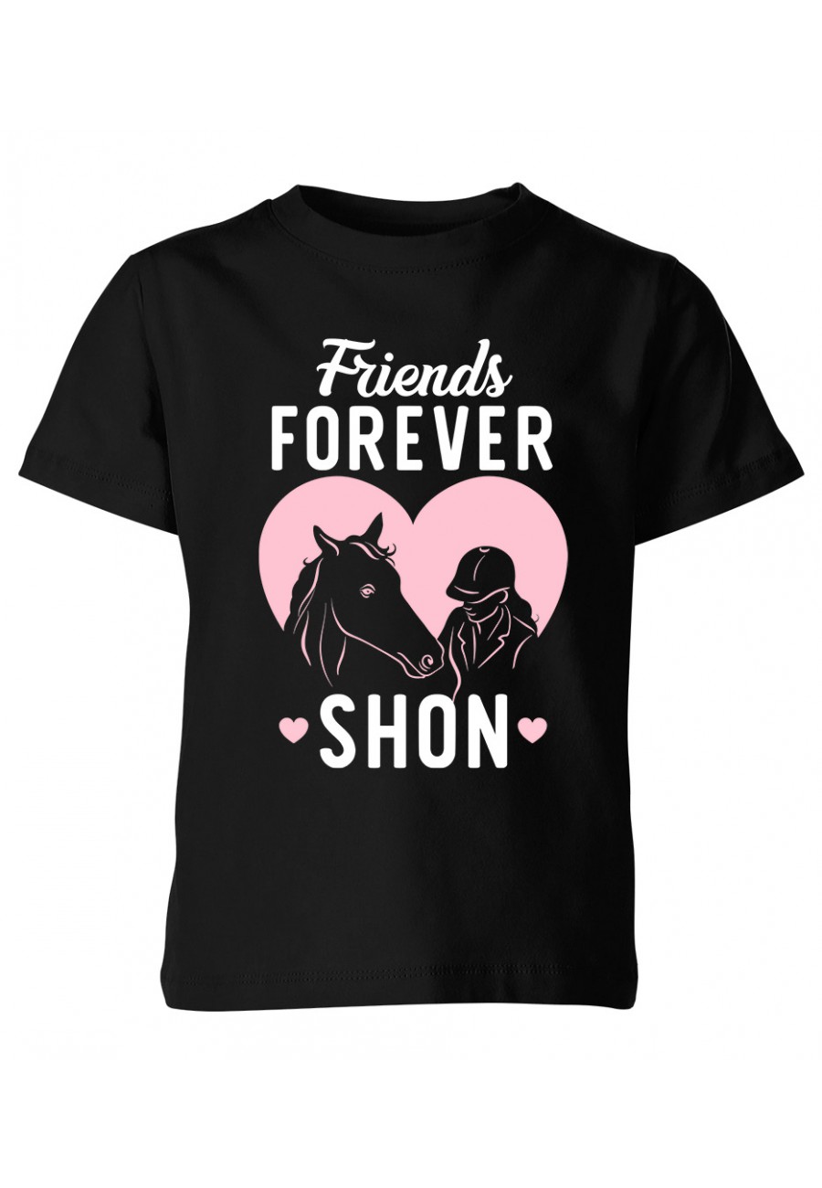 Koszulka dziecięca Friends Forever (imię konia)