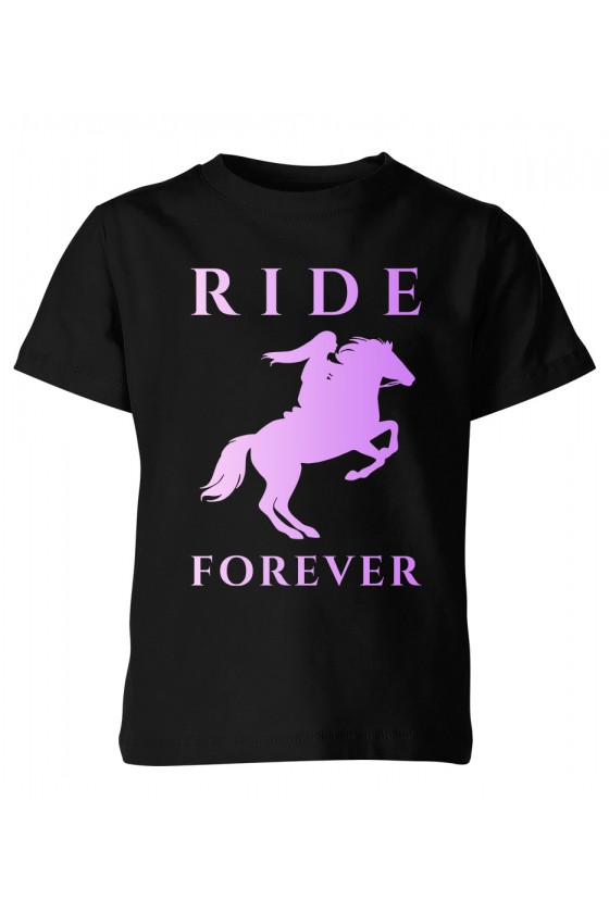 Koszulka dziecięca Ride Forever Violet