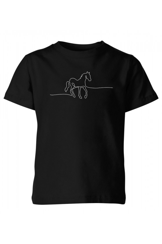 Koszulka dziecięca Horse Line Art
