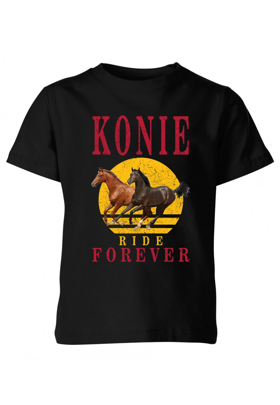 Koszulka dziecięca Konie Ride Forever